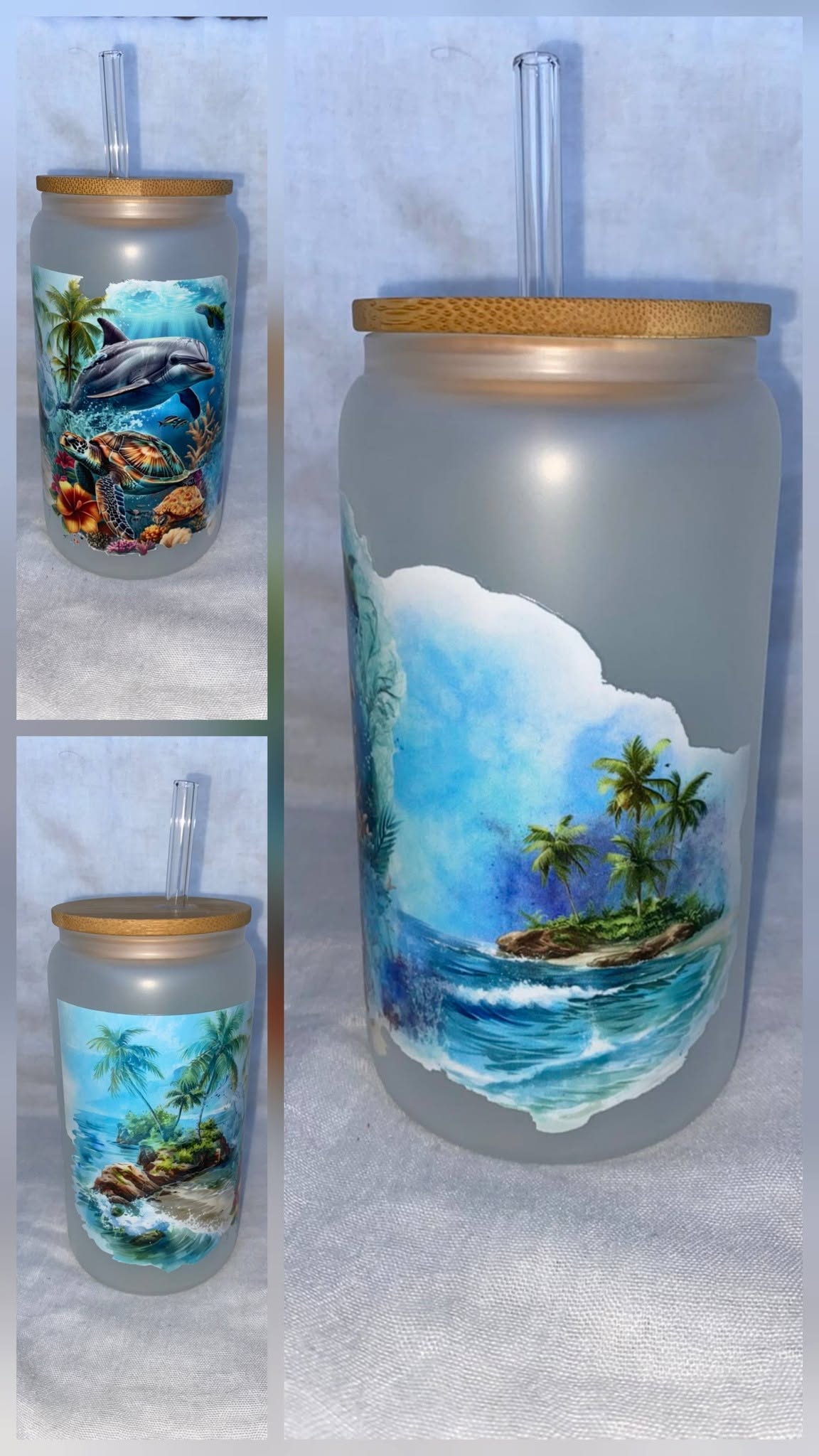verre canette dauphin