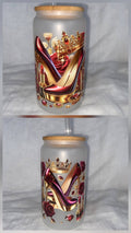 verre canette chaussure