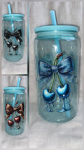 Verre canette noeud